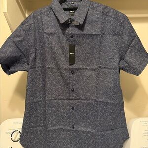 A Dapper Life Blue Button Down XL